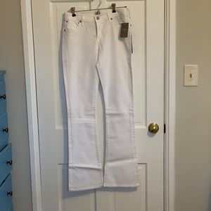 Citizens of Humanity Slim Bootcut white jean